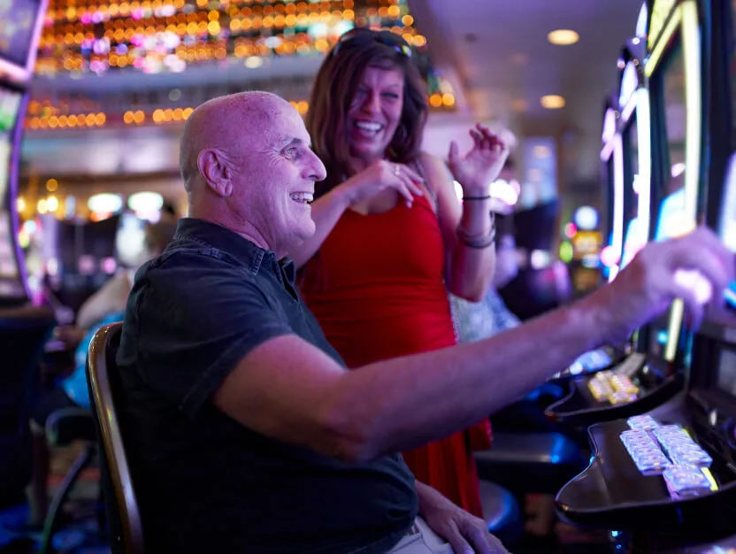 Couple Playing Casino - Home Page