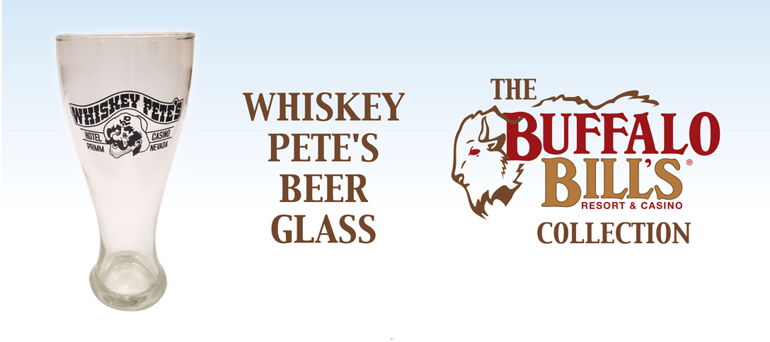 Whiskey Pete's Beer Glass