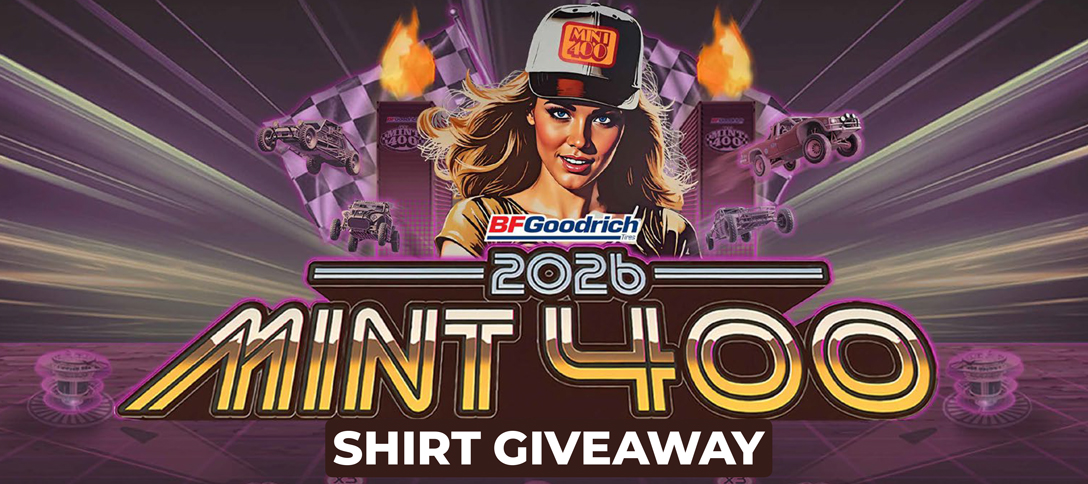 2026 Mint 400 Shirt Giveaway
